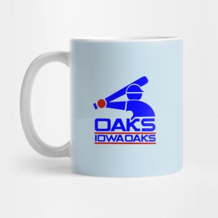 Defunct Iowa Oaks Baseball 1981 Mug